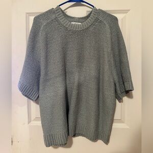 Abercrombie & Fitch green short-sleeve sweater